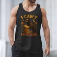 F CAW F Crow I'm Reading Book Lover Fall Men Tank Top