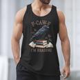 F-CAW-F Crow Book Lover Reader Gothic Humor Men Tank Top F-CAW-F Crow Book Lover Reader Gothic Humor Men Tank Top