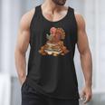 Fall Book Vintage Turkey Thanksgiving Reading Book Lovers Men Tank Top Fall Book Vintage Turkey Thanksgiving Reading Book Lovers Men Tank Top