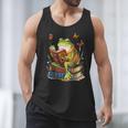 Frog & Toad Fishing Vintage Classic Book Frog Reading Book Men Tank Top