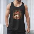 Fully Booked For Christmas Cozy Holiday Books Winter Reading Men Tank Top Fully Booked For Christmas Cozy Holiday Books Winter Reading Men Tank Top