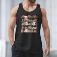 Ghost Christmas Reading Book Lover Library Christmas Teacher Men Tank Top Ghost Christmas Reading Book Lover Library Christmas Teacher Men Tank Top