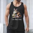 Girls Books I Do What I Want Calico Cat Lover Men Tank Top Girls Books I Do What I Want Calico Cat Lover Men Tank Top