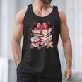 Girly Coquette Gingerbread Books And Hot Cocoa Cozy Season Men Tank Top