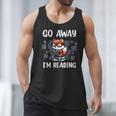 Go Away I'm Reading Book Reader Cute Fox Librarians Men Tank Top Go Away I'm Reading Book Reader Cute Fox Librarians Men Tank Top