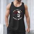 Good Girls Read Dirty Books Smut Reader Dark Romance Skull Men Tank Top