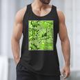 Green Comic Book Green Graphic Men Tank Top