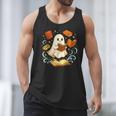 Halloween Cute Ghost Shirt Reading Books Ghost Men Tank Top