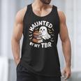 Haunted By My TBR Cute Ghost Book Reading Teacher Halloween Men Tank Top Haunted By My TBR Cute Ghost Book Reading Teacher Halloween Men Tank Top