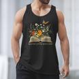 Helping Little Minds Grow Floral Book Education SPED Teacher Men Tank Top