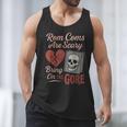Horror Book Club Creepy Reader Gothic Fiction Thriller Fan Men Tank Top
