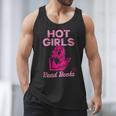 Hot Girls Read Books Cute Book Reader Women Men Tank Top Hot Girls Read Books Cute Book Reader Women Men Tank Top