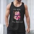 I'm With The Banned Books Bold Statement Against Censorshi Men Tank Top