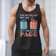 I'm So Glad We'Re On The Same Page Book Lover Writer Men Tank Top I'm So Glad We'Re On The Same Page Book Lover Writer Men Tank Top