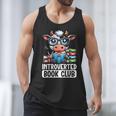 Introverted Book Club Reading Lover Cow Men Tank Top Introverted Book Club Reading Lover Cow Men Tank Top
