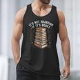 It's Not Hoarding If It's Books Book Reader Lover Men Tank Top
