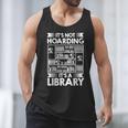 It's Not Hoarding Library Book Collecting Book Librarian Men Tank Top It's Not Hoarding Library Book Collecting Book Librarian Men Tank Top