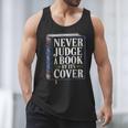 Never Judge a Book By Its Cover Men Tank Top