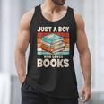 Just A Boy Who Loves Books Reading Bookworm Boys Kids Men Tank Top Just A Boy Who Loves Books Reading Bookworm Boys Kids Men Tank Top
