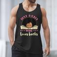 Just a Girl Who Loves Books African American Book Nerd Lover Men Tank Top