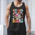Just A Girl Who Loves Books Reading Cute Bookworm Girls Kids Men Tank Top Just A Girl Who Loves Books Reading Cute Bookworm Girls Kids Men Tank Top