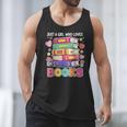 Just A Girl Who Loves Books Reading Library Men Tank Top Just A Girl Who Loves Books Reading Library Men Tank Top