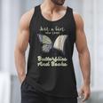Just a Girl Who Loves Butterflies And Books Butterfly Men Tank Top