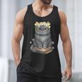 Just A Girl Who Loves Cats & Books Bookish Women Men Tank Top Just A Girl Who Loves Cats & Books Bookish Women Men Tank Top