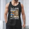 Just a Girl Who Loves Cats And Books Men Tank Top