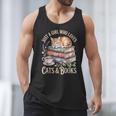 Just A Girl Who Loves Cats And Books Reading Librarian Men Tank Top Just A Girl Who Loves Cats And Books Reading Librarian Men Tank Top