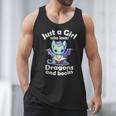 Just a Girl Who Loves Dragons And Books Dragon For Kids Men Tank Top Just a Girl Who Loves Dragons And Books Dragon For Kids Men Tank Top