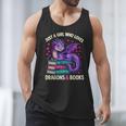 Just a Girl Who Loves Dragons And Books Reading Men Tank Top Just a Girl Who Loves Dragons And Books Reading Men Tank Top