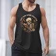 Just One More Chapter Book Lover Bookish Reading Skeleton Men Tank Top