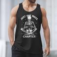 Just One More Chapter Skeleton Reading Bookworm Men Tank Top