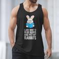 I Just Want To Read Books And Pet My Rabbit Men Tank Top