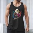 Kawaii Eagle Reads Book Reading Library Book Bookworm Men Tank Top