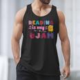 Kids Reading Book Lover Reading Is My Jam Men Tank Top