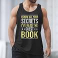 I Know All Your Secrets i Have Read Guest Book Hotel Manager Men Tank Top I Know All Your Secrets i Have Read Guest Book Hotel Manager Men Tank Top