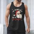 He Knows What You'Ve Been Reading Book Lover Women Santa Men Tank Top He Knows What You'Ve Been Reading Book Lover Women Santa Men Tank Top