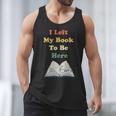 I Left My Book To Be Here Vintage Bookworm Men Tank Top