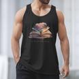 Let The Adventures Begin Book Lovers Magical Whimsical Art Men Tank Top