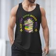 Let The Good Books Roll Mardi Gras Reading Men Tank Top