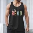 Let's Read Book Nerd Reading Book Lover Librarian Teacher Men Tank Top Let's Read Book Nerd Reading Book Lover Librarian Teacher Men Tank Top