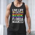 LGBTQ Quote Live Life Like A Banned Rainbow Book Men Tank Top LGBTQ Quote Live Life Like A Banned Rainbow Book Men Tank Top