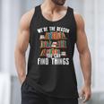 Librarian Reading Books Lover Library Men Tank Top Librarian Reading Books Lover Library Men Tank Top