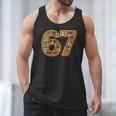 Literary 67 Bookshelf Six Seven Reading Meme Men Tank Top