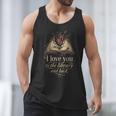 I Love You To The Library And Back Anatomical Heart Book Men Tank Top