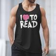 I LOVE TO READ Reading Books Bookworm Library Day Novelty Men Tank Top I LOVE TO READ Reading Books Bookworm Library Day Novelty Men Tank Top