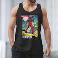 Marvel Comics Deadpool Vintage Book Art Men Tank Top Marvel Comics Deadpool Vintage Book Art Men Tank Top