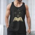 Mystic Astral Lunar Celestial Witch Spell Book Men Tank Top